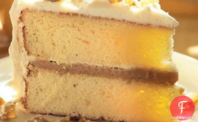 Caramel Cake with Cream Cheese Frosting