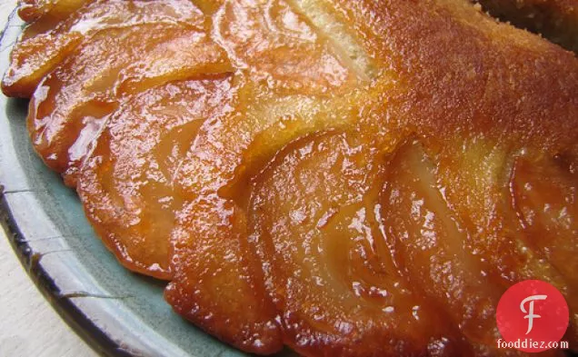 Apple Upside-down Cake (in A Fry Pan)
