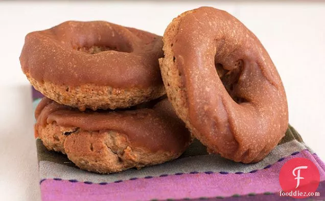 Baked Gingerbread Donuts With Maple-caramel Glaze