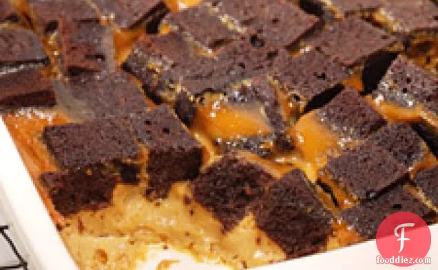 Chocolate Caramel Bread Pudding