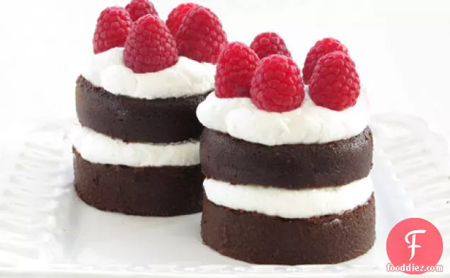 चॉकलेट रास्पबेरी केक