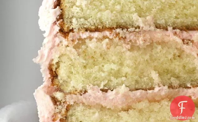 Moist Yellow Cake With Easy Buttercream Frosting