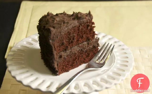 कैपिटल ग्रेड डार्क चॉकलेट केक पकाने की विधि