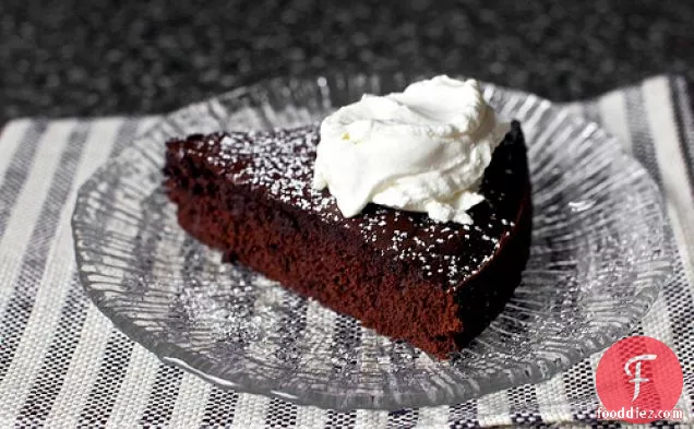 Chocolate Cake With Red Wine And Whipped Mascarpone