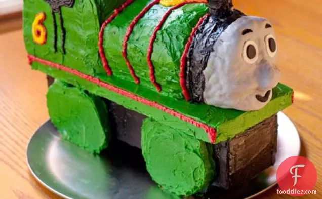 पर्सी ट्रेन जन्मदिन का केक