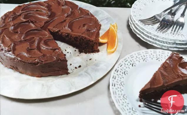 Chocolate Cake With Chocolate-orange Frosting