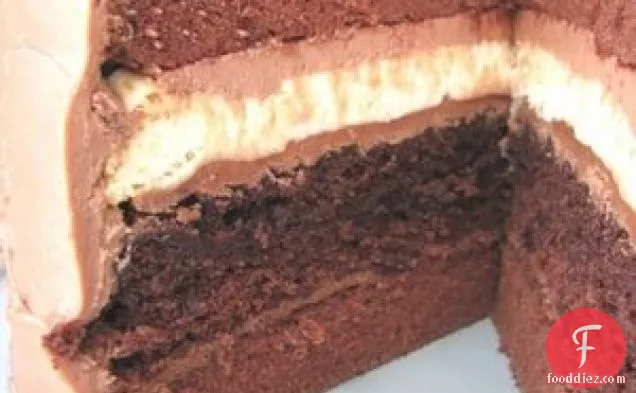 Double Chocolate Cheesecake Layered Cake