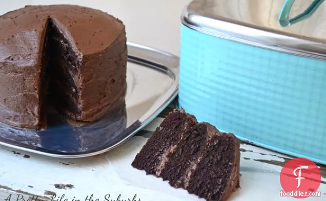 Chocolate Cake With Chocolate Buttercream Icing