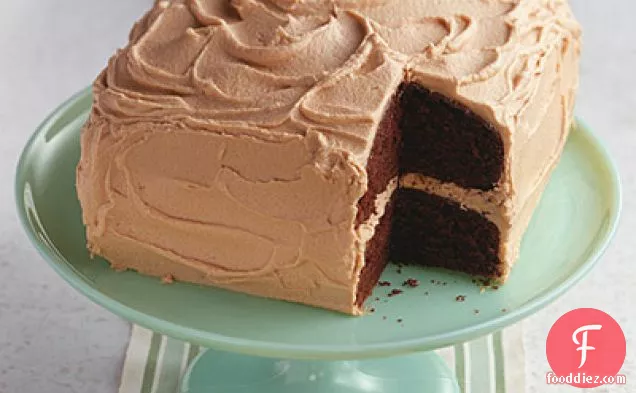 Chocolate Cake With Peanut Butter Frosting