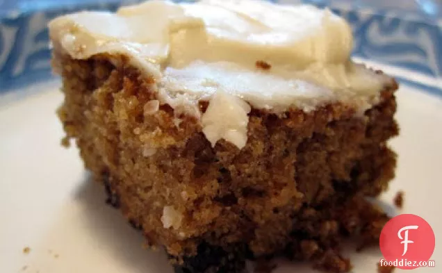 Oatmeal Chocolate Chip Cake With Cream Cheese Frosting