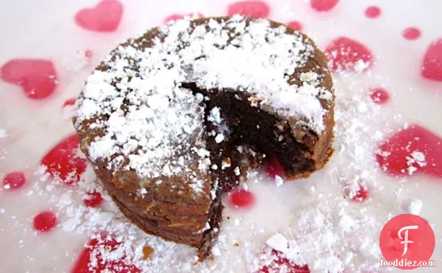 Chocolate Lava Cake For Two (or One)