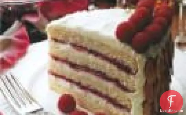 Almond-scented White Cake
