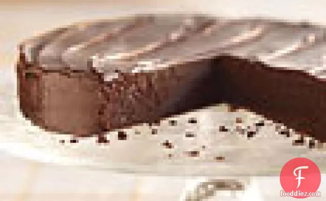 बिटरस्वीट चॉकलेट आयरिश व्हिस्की केक