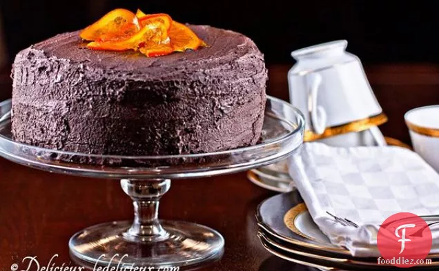 Chocolate Orange layer cake