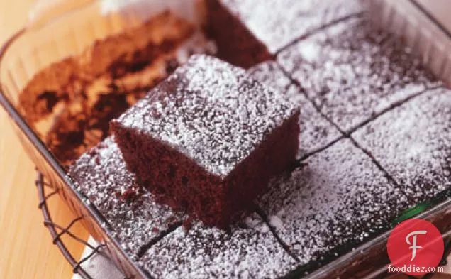 डबल चॉकलेट स्नैक केक (हल्का मक्खन पकाने की विधि)
