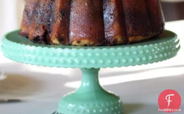 Pecan Molasses Bundt Cake With Bourbon Glaze