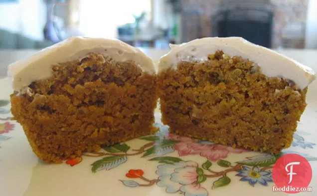 Gluten-free Carrot Cake Muffins With Maple Cream Cheese Frosting