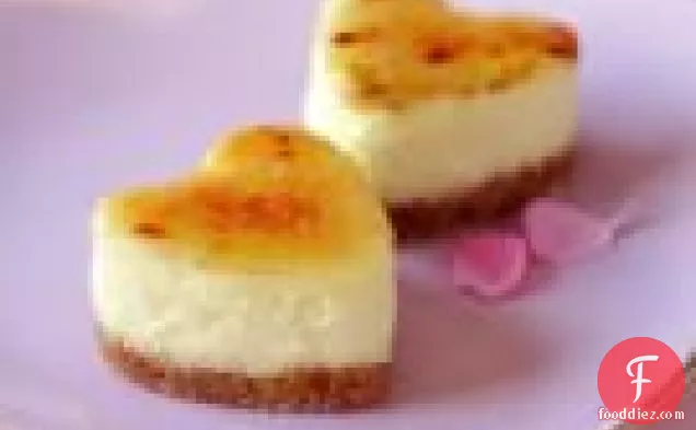 Brûléed Mini Cheesecakes
