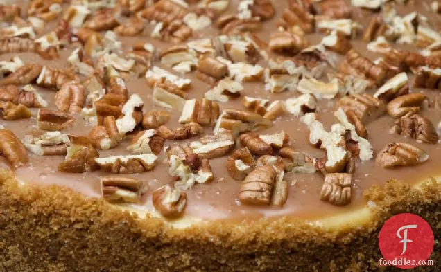 Pecan And Salted Caramel Cheesecake
