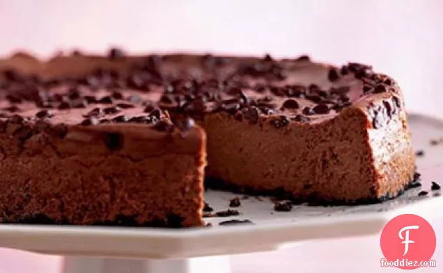 मलाईदार चॉकलेट-अमरेटो चीज़केक