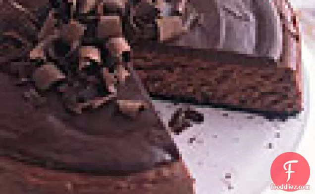 डीप डार्क चॉकलेट चीज़केक