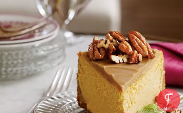 Pumpkin-Pecan Cheesecake