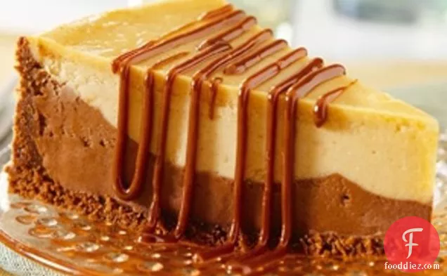 Chocolate & Peanut Butter Fudge Cheesecake