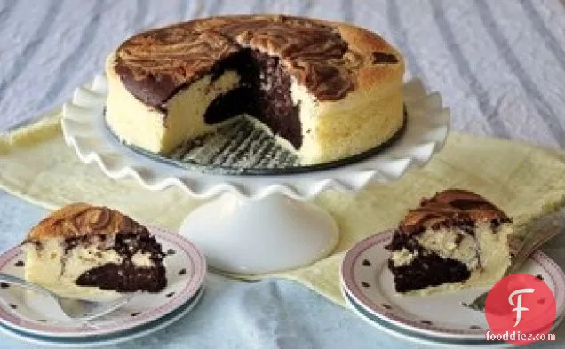 Marbled Chiffon Cheesecake