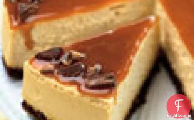 Toffee Crunch Caramel Cheesecake