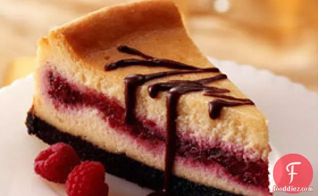 Raspberry Cheesecake With Chocolate Crust