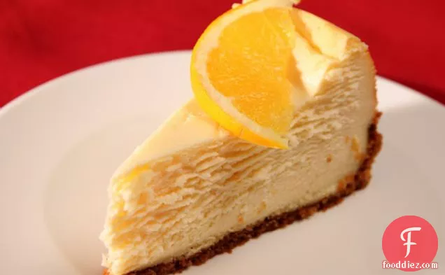 Orange Flavored New York Style Cheesecake