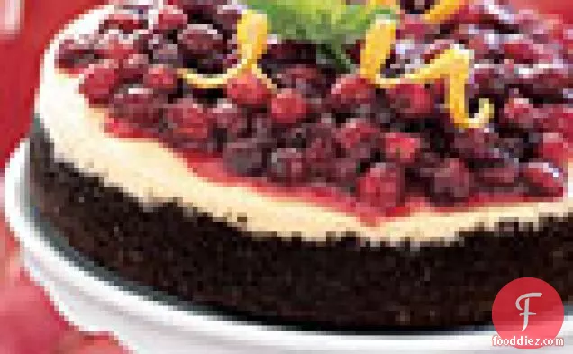 Cranberry-orange Cheesecake With Chocolate Crust