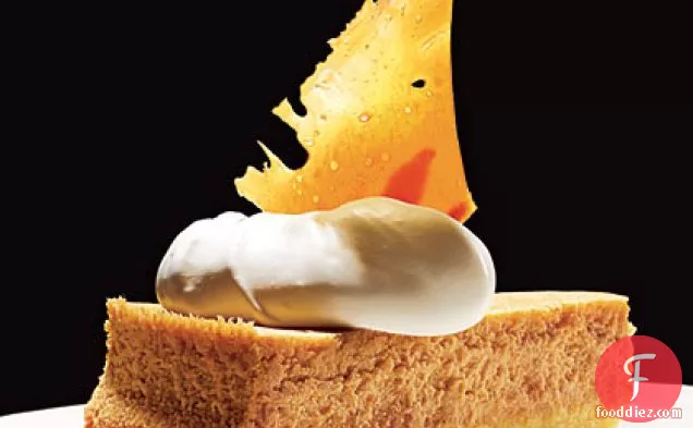 Pumpkin-Almond Cheesecake