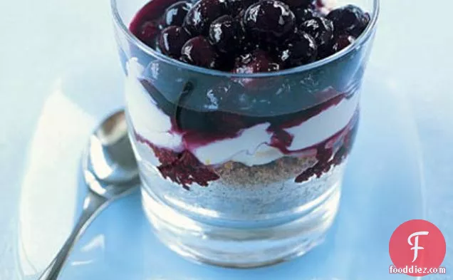 Blueberry Cheesecake Pots
