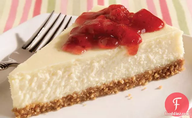 Strawberry Preserve-Topped Cheesecake