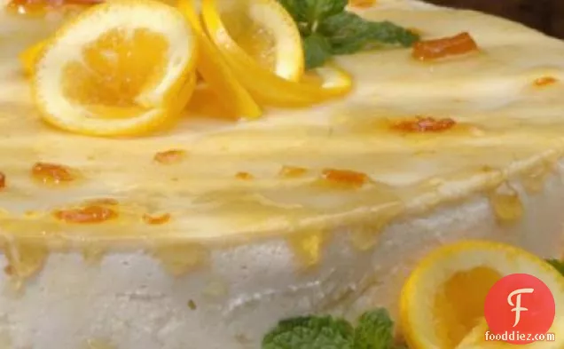 Marmalade Glazed Orange Cheesecake Recipe