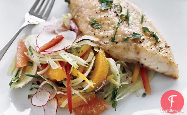Red Snapper with Citrus and Fennel Salad