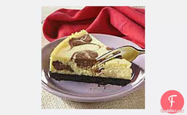Marbled White Chocolate Cheesecake
