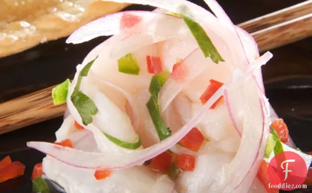 Red Snapper Ceviche With Jalapeno And Red Onion