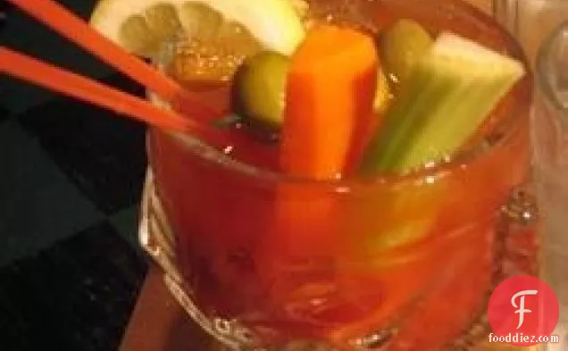 Spicy Red Snapper (Bloody Mary with Gin)