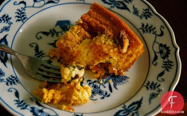 Rustic Polenta Cake With Ricotta And Prune Filling