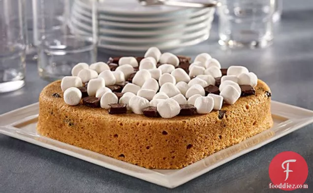 Magical Mystery Microwave S'Mores Cake