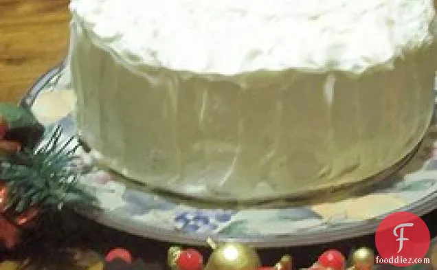 व्हाइट क्रिसमस केक