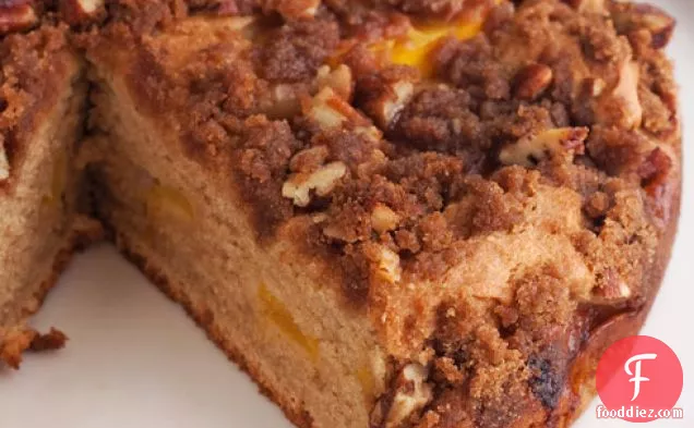 Gluten-free Peach Coffee Cake Recipe With Streusel Topping