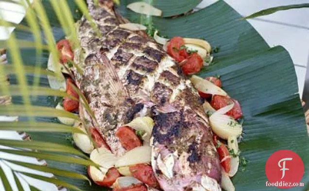 Roasted Whole Snapper