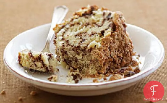 Sour Cream Coffee Cake With Toasted Pecan Filling