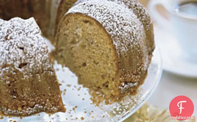 Apple-ginger Streusel Coffee Cake