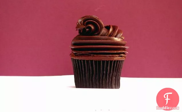 Dark Chocolate Cupcakes With Chocolate Chambord Ganache