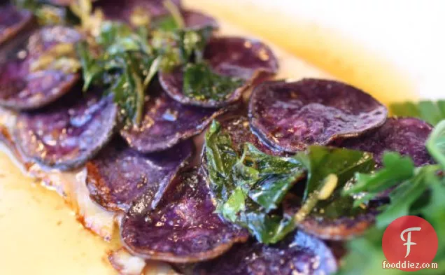 French In A Flash: Purple Potato-crusted Trout A La Francaise