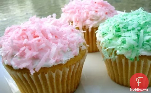 Fluffy Coconut Cupcakes